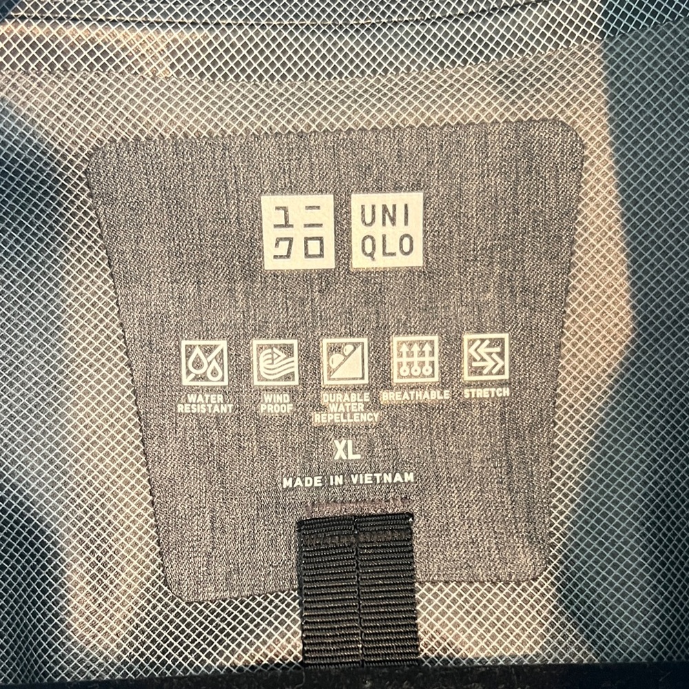 Uniqlo Charcoal Windproof Jacket